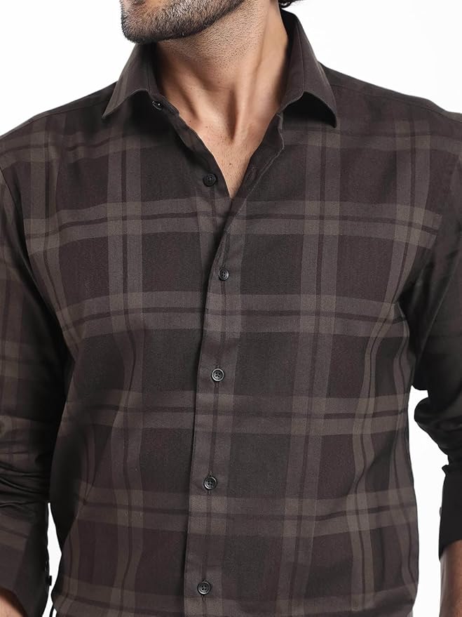 Rare Rabbit Regular fit Checked Shirt - Image 3