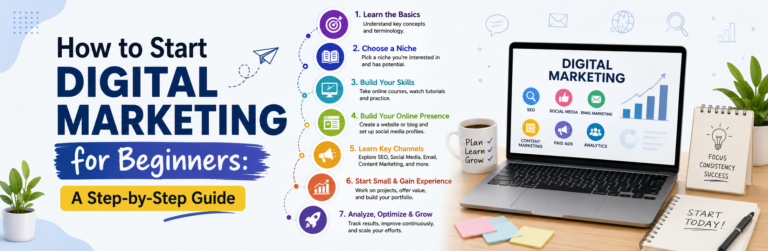 How to Start Digital Marketing for Beginners: A Step-by-Step Guide